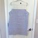 J. Crew Dresses | J.Crew Nautical Blue & White Stripe Sleeveless Dress With Eyelet Yoke Sz Xl | Color: Blue/White | Size: Xl