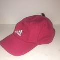 Adidas Accessories | Adidas Womens Fit Adjustable Ball Cap Embroidered Logo | Color: Red | Size: Adjustable