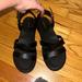 American Eagle Outfitters Shoes | Black Sandals | Color: Black | Size: 9