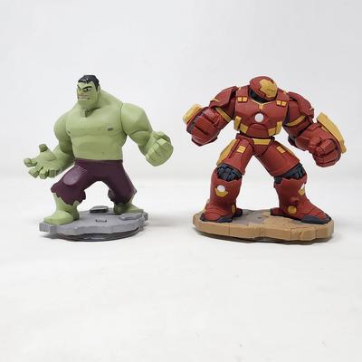 Disney Video Games & Consoles | Lot Of 2 Disney Infinity 2.0 3.0 Editon Marvel Hulkbuster Hulk Figure Avengers | Color: Green/Red | Size: Os