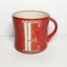 Anthropologie Dining | Anthropologie Monogram Letter E Hand Painted Initial Red Coffee Mug Cup 14 Oz | Color: Pink/Red | Size: Os