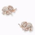 Kate Spade Jewelry | Kate Spade Pave Elephant Studs | Color: Gold/Pink | Size: Os