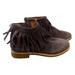 Kate Spade Shoes | Kate Spade New York Betsie Fringe Suede Ankle Boots Size 8.5 Black | Color: Black | Size: 8.5