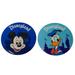 Disney Accessories | Lot Of 2 Disneyland Vintage 80s Pinback Buttons Mickey Mouse Donald Duck Disney | Color: Blue | Size: Os