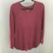 American Eagle Outfitters Tops | American Eagle Soft & Sexy Plush Maroon Long Sleeve T-Shirt Size S | Color: Red | Size: S