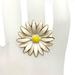 Kate Spade Jewelry | Kate Spade New York Daisy Enamel Ring~Sz 8~Vintage~Classic~Rare~ | Color: White/Yellow | Size: 8