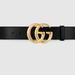 Gucci Accessories | Gg Gucci Marmont Leather Belt With Shiny Buckle | Color: Black | Size: Os