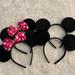 Disney Accessories | Mickey & Minnie Mouse Family Headband Set. (2 Mickey & 2 Minnie) | Color: Black/Pink | Size: One Size