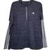 Adidas Tops | Adidas Heather Blue Quarter Zip Athletic Running Hoodie Large | Color: Blue/Purple | Size: L