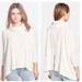 Free People Tops | Free People Fp Beach Womens S/P World Traveler Pullover Sweater. | Color: Cream/White | Size: Sp