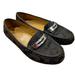 Coach Shoes | Coach Black Monogram Canvas Loafers 9b | Color: Black/Silver | Size: 9
