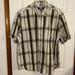 Carhartt Shirts | Cathartic Men’s Short Sleeve Button Down Size Xl | Color: Gray/Yellow | Size: Xl