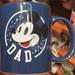 Disney Kitchen | Disneyland Mickey Mouse Dad Blue Ceramic Mug | Color: Blue/White | Size: Os