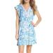 Lilly Pulitzer Dresses | Lilly Pulitzer Zandra Shift Lace Bennet Blue Fringe Mini Dress M | Color: Blue | Size: M