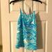 Lilly Pulitzer Tops | Lilly Pulitzer Light Blue And White Tank Top. | Color: Blue/White | Size: S