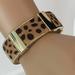 J. Crew Jewelry | J. Crew Goldtone And Calf Skin Cuff Bracelet | Color: Brown | Size: Os