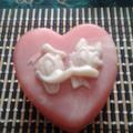 Disney Other | Mickey And Mini Mouse Pink Heart Shaped Jewelry Box. | Color: Pink | Size: Small Sculpture