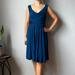 Anthropologie Dresses | Anthropologie Deletta Blue Pezza Jersey Dress Size Xs | Color: Blue | Size: Xs