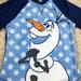 Disney Shirts & Tops | Disney Frozen Girls Sweater Large 12-14 Long Sleeve Olaf Snowman Warm Winter | Color: Blue | Size: Lg