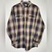 Carhartt Shirts | Carhartt Men’s 100% Cotton Dark Brown Flannel. Size Large. | Color: Brown/Tan | Size: L