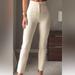 Zara Pants & Jumpsuits | High Waisted Zara Pants | Color: Cream/White | Size: M