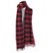 J. Crew Accessories | J Crew Scarf Wrap Fringe Buffalo Plaid Red Black Rectangle 83x15.5 | Color: Black/Red | Size: Os