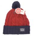 Levi's Accessories | Levi's Navy And Red Fleece Lined Winter Hat With Pom Pom New With Tags | Color: Blue/Red | Size: Os