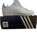 Adidas Shoes | Adidas Mens Stan Smith Shoes Vulc B49618 White Leather Lace Up Sneakers Size 7 | Color: White | Size: 7