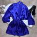 Victoria's Secret Intimates & Sleepwear | Gorgeous Gold Label Vintage Victoria’s Secret Short Robe Kimono! | Color: Purple | Size: S