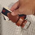 J. Crew Accessories | J. Crew Lobster Belt Size 32 | Color: Blue/Red | Size: Os