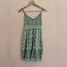 Jessica Simpson Dresses | Jessica Simpson Green Embroidered Sundress Size M | Color: Green/White | Size: M