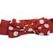 Disney Accessories | Disney Parks Minnie Mouse Red Polka Dot Bow Headband Headwrap Nwt | Color: Red/White | Size: Os