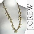 J. Crew Jewelry | J Crew Gold Tone Baroque Pearl Chain Necklace | Color: Gold/White | Size: Os