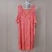 Torrid Dresses | 030 Torrid Super Soft Knits-Women's (Size 4x) Bright Orange Dress (Nwt!) | Color: Orange/Pink | Size: 4x