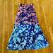 Anthropologie Dresses | Anthropologie X Amadi Tie Dye Maxi Dress | Color: Blue/Pink | Size: L