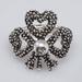 Gucci Jewelry | Gucci Heart Bow Ring Aged Silver With Glass Pearl Size 12 Us 6 | Color: Silver | Size: Gucci 12 Us 6