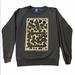 Adidas Tops | Adidas Leopard Print 03 Logo Crewneck Sweatshirt | Color: Gray/Yellow | Size: S