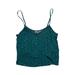 American Eagle Outfitters Shirts & Tops | American Eagle Spaghetti Strap Tank Top Girls Size 2xl Green Floral Print | Color: Green | Size: Xxlg