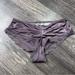 Victoria's Secret Intimates & Sleepwear | Cheeky Vs Underwear | Color: Gray/Purple | Size: M