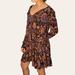 Free People Dresses | Free People “Hello Lover” Tunic Dress Top | Color: Black/Orange | Size: Xs