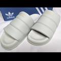 Adidas Shoes | Adidas Adilette Essentials Slides | Color: Green | Size: 10