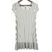 Anthropologie Dresses | Anthropologie Puella Womens Size Xs Extra Small Soft Short Sleeve Dress Summer | Color: Gray/White | Size: Xs