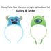 Disney Accessories | Disney Parks Pixar Monsters Inc Light Up Ears Headband Set Sulley & Mike - New | Color: Blue/Green | Size: Os