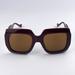 Gucci Accessories | Gucci Gg1022s 007 Sunglasses Brown Square Women | Color: Brown | Size: Os