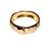 J. Crew Jewelry | J. Crew Hammered Gold Tone Textured Bangle Bracelet S/M Euc | Color: Gold | Size: Os