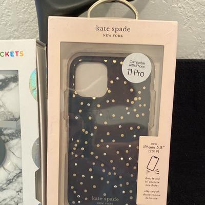 Kate Spade Cell Phones & Accessories | Kate Spade Iphone 5.8 2019 (Compat. Iphone 11 Pro) Black W/Gold Dots Soft Touch | Color: Black/Gold | Size: Iphone 5/11 Pro