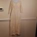 Free People Dresses | Free People Off White Lace Embroidered Maxi Dress 0 | Color: Cream | Size: 0