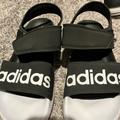 Adidas Shoes | Adidas Adilette Sport Sandals | Color: Black/White | Size: 9