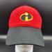 Disney Accessories | Incredibles 2 Mens Adjustable Baseball Cap Hat Red Black Yellow Disney Pixar | Color: Black/Red | Size: Os