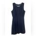 J. Crew Dresses | J.Crew Navy Pleated Midi Sleeveless Dress Size 00p | Color: Black/Blue | Size: 00p
